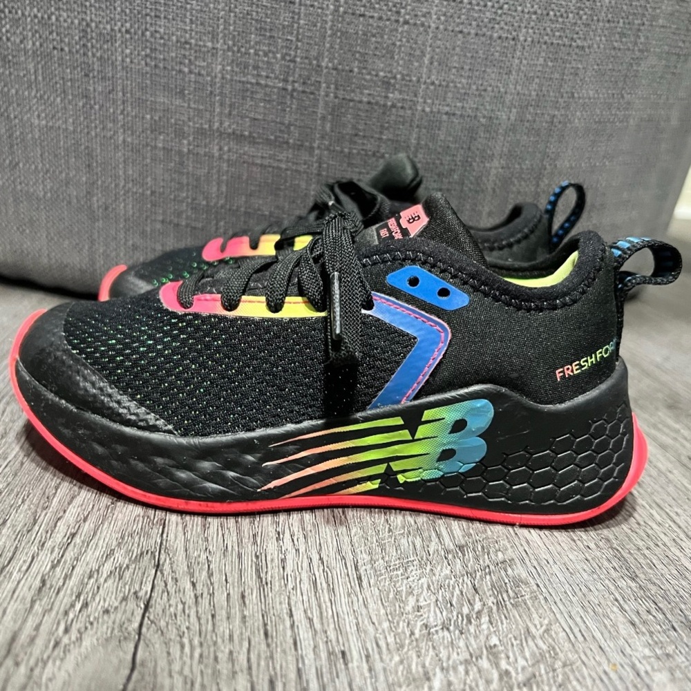New Balance Kids Fresh Foam Fast V2 Black Guava YKFSTRM2  Toddler 10.5 Boy Girls